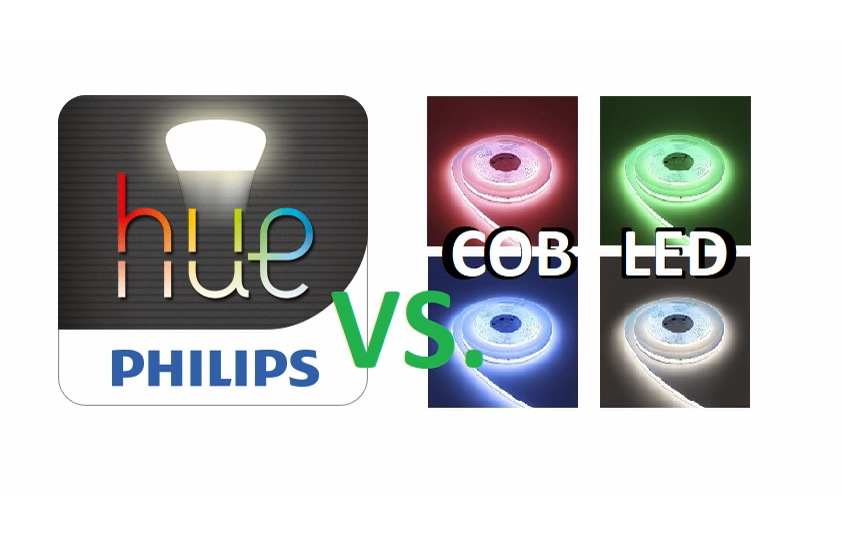 HUE vs COB led