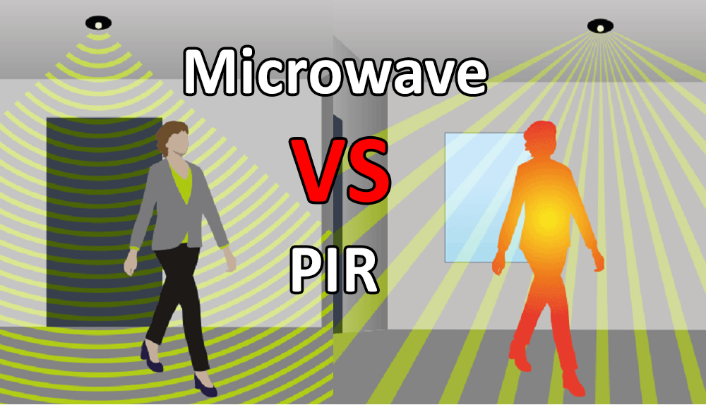 Mitä eroa on Mikroaalto sensorilla ja PIR sensorilla
